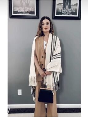 COS Wool Set Long Vest and Flared Pants